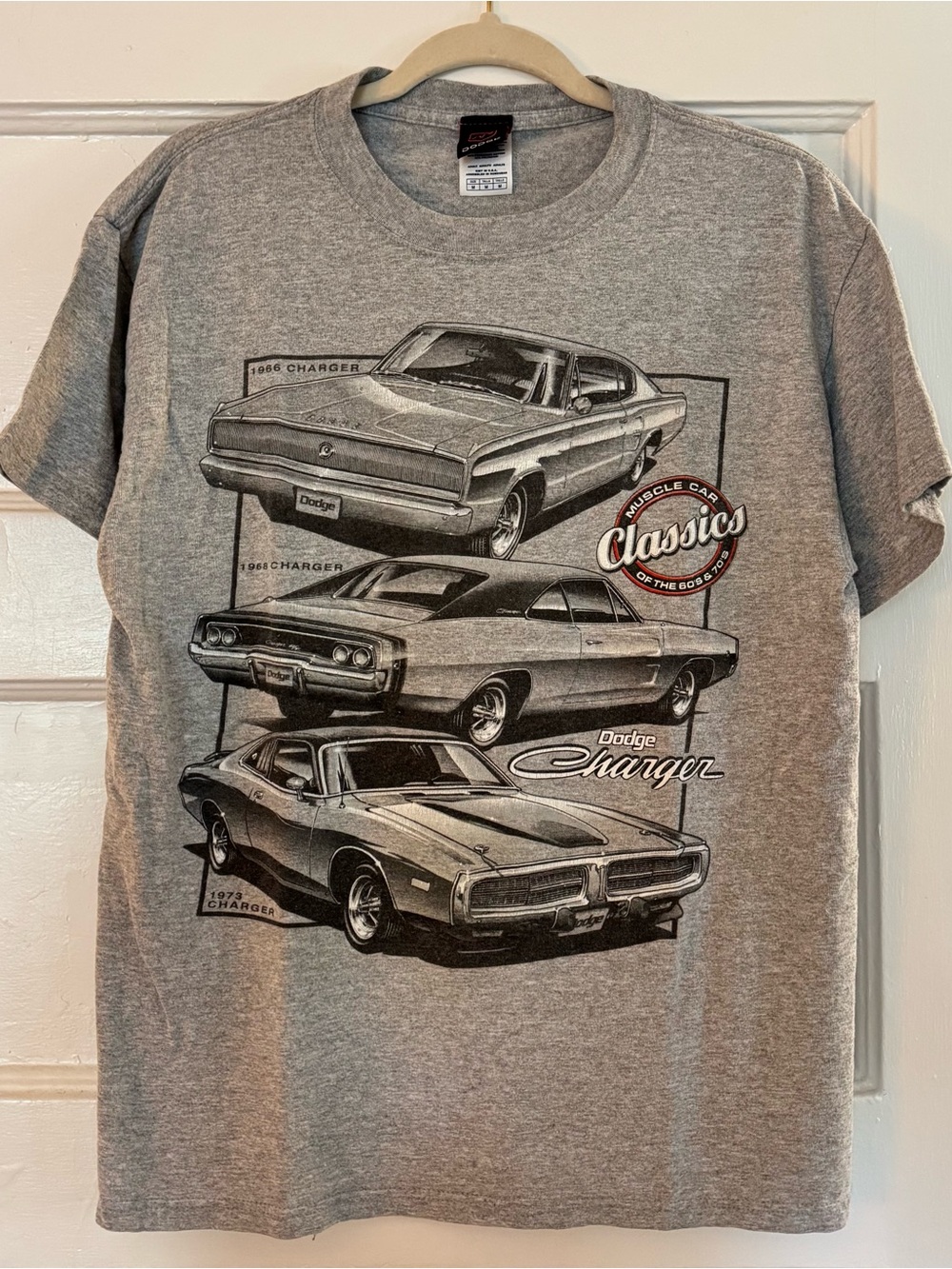 Dodge Charger Graphic Tee - Grey